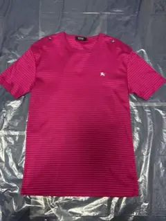 美品　BURBERRY BLACK LABEL Tシャツ サイズ3　ラズベリーのサムネイル