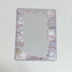 硬質ケースデコ トレカケース 韓国 ピンク B8 縦