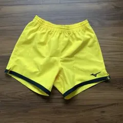 Mizuno イエロー ショートパンツ XL 鎮西