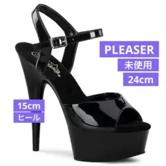 Pleaser プリーザー ⭐️サンダル 黒 24cm US7 15cmヒールのサムネイル