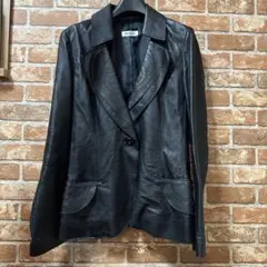 HIROKI BIS 羊皮ブラックレザージャケット