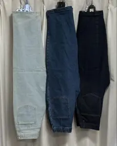 【お買得3色セット】ジーンズ、デニムパンツ 　※GUなど
