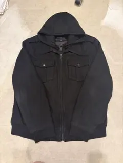 GUESS ウール混フーデッド・ミリタリージャケットのサムネイル