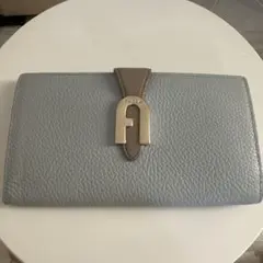 FURLA グレー 長財布