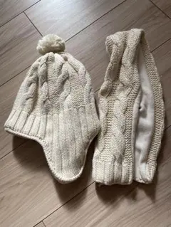 ニット帽　マフラー　baby gap