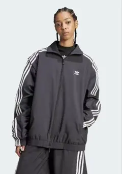 アディダス　オーバーサイズ　Adilenium ジップオフトラックトップ