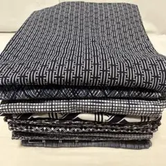 浴衣　まとめ売り　9点 KIMONOMACHI レディース 浴衣2点セット(浴衣+帯)「浴衣 赤×緑 萩