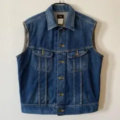 90's ヴィンテージ Lee 101J 復刻 リメイク デニム ベスト XL
