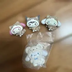 マイメロ、クロミちゃん、シナモン カプセルトイ 4体セット