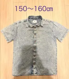 デニム半袖シャツ 150〜160cm