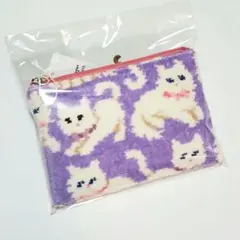 【未開封】FEILER ラブラリーバイフェイラー ティッシュポーチ モフモフネコ