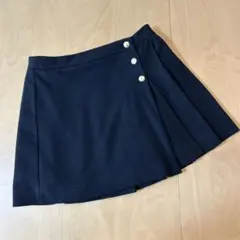 ZARA ♪ 黒 プリーツ　スカート 13-14