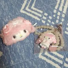 サンリオ シークレット ヘアクリップ マイスウィートピアノ　ストラップ　マイメロ