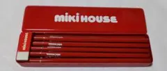 MIKI HOUSE 鉛筆 消しゴム セット レッドのサムネイル