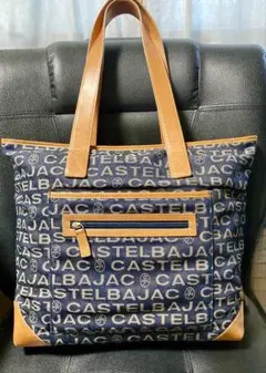 CASTELBAJAC モノグラム　トートバッグ ネイビー