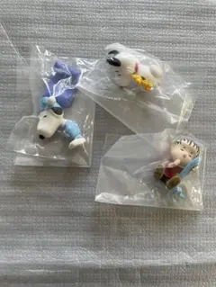 PEANUTSスヌーピー すやすやおやすみマスコット2 3点セット