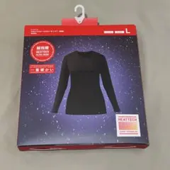 UNIQLO HEATTECH 超極暖　ブラック 長袖 L