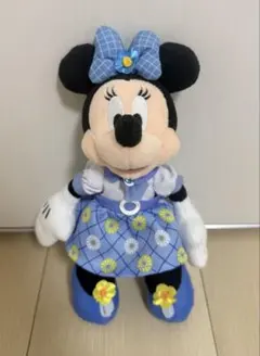 ディズニー　ミニー　ブルーエバーアフター　ぬいぐるみバッジ　ぬいば
