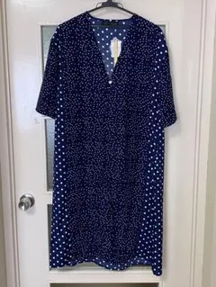新品☆ドットロング羽織もの　Fのサムネイル