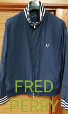 フレッドペリー ジャケット アウター ネイビー MADE IN ITALY