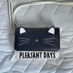 猫耳デザイン ショルダーバッグ 財布付き