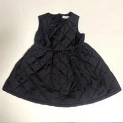 SHEIN ブラックキルティングワンピース 2-3Y 美品