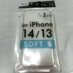 iPhone 14/13 ソフトケース 透明