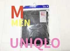 新品未開封ユニクロメンズ●ヒートテッククルーネック9分袖Tシャツ●ダークグレーM