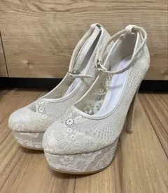 【ESPERANZA】ブライダルシューズ　23.5センチ