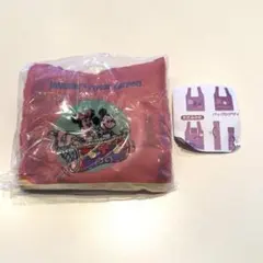 ディズニーランド カプセルトイ エコバッグ ピンク