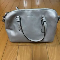 COACH ハンドバッグ 2way シルバー