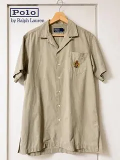 RRL』 ポロシャツ ホースプリントジャージー 総柄 馬柄 グリーン 【M