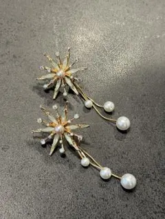 ブライダル イヤリング パールハンドメイド 結婚式 お色直し　前撮り