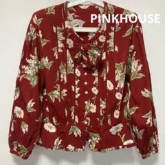 PINKHOUSE ピンクハウス　花柄リボン付きブラウスのサムネイル