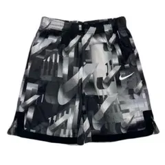 NIKE ナイキ DRI-FIT スウォッシュ総柄 バスケショーツ キッズL