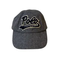 【変わり種】00s ラルフローレン ベースボールキャップ ウール グレー 希少