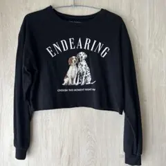 repipi armario クロップドTシャツ S ブラック