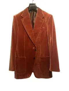 訳あり品　Tom Ford ベルベット　ベロア　ジャケット　ブラウン　46のサムネイル