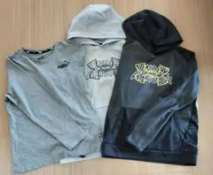 男の子　パーカー３点セット　160、150　UNDER ARMOUR　PUMA