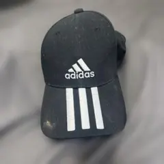 adidas ブラックキャップ フリーサイズ