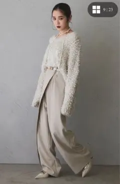 ラップワイドパンツ