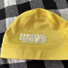 CENTRAL SPORTS 水泳帽 イエロー Mサイズ