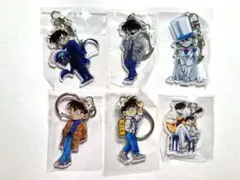 名探偵コナン 北栄町 コナン探偵社 アクキー 6個セット 米花商店街