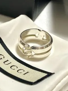 GUCCI ノット インフィニティシルバーリング⭐︎Ag925 19号 グッチのサムネイル