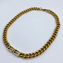 バレンシアガ BB ICON グルメットネックレス M GP ゴールド