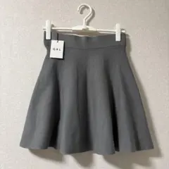 フレアスカート グレー