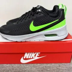 ナイキエアマックスナイキメンズスニーカーランニングシューズブラック黒緑新品26
