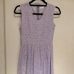&NOSTALGIA ラベンダー刺繍ワンピースのサムネイル