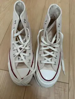 ホワイト ハイカット　チャックテイラー　23.5cm