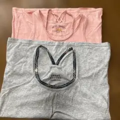 Heart Market タンクトップ Lサイズ ピンク グレー